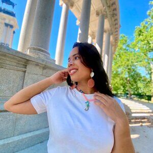 Aquatika Necklace: Energy and Color of the Caribbean Sea